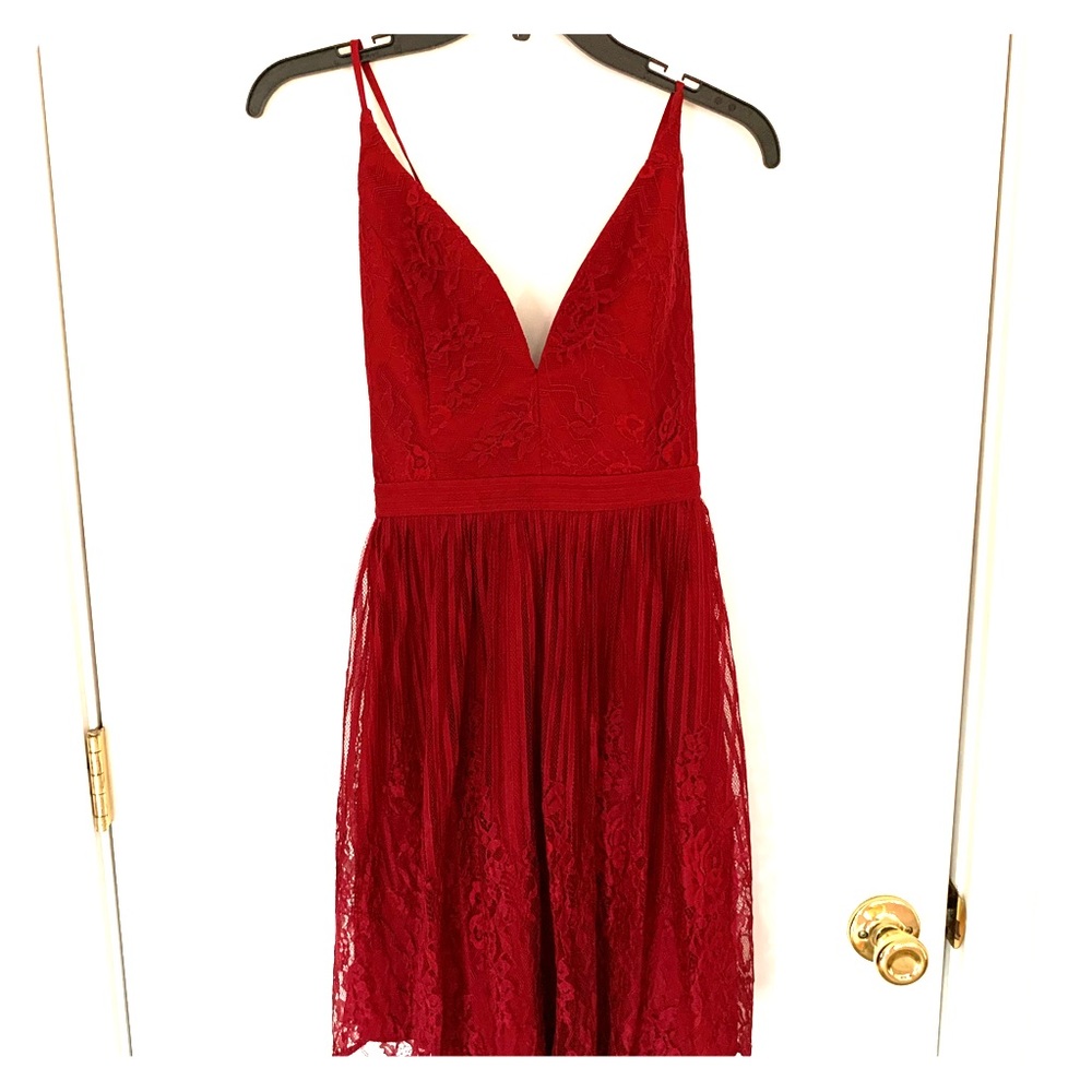 ADORABLE Wine Formal Dress